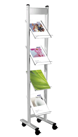 6353 Ecoline brochurehouder, 4x A4