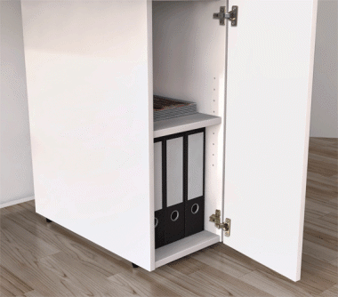 Onderkast voorzien van een deur