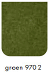 Kleur bekleding: Jet stof groen 9702