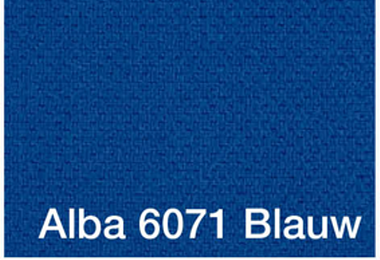 Kleur bekleding: Alba blauw 6071