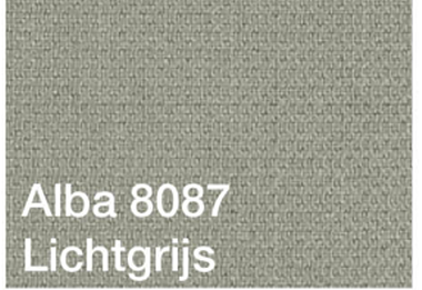 Kleur bekleding: Alba stof lichtgrijs 8087