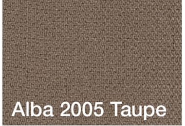 Kleur bekleding: Alba stof taupe 2005