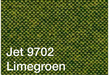 Kleur bekleding: Jet stof Lime groen 9702