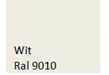 Kleur onderstel: Gebroken wit Ral 9010