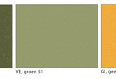 Kleur kuip: Groen