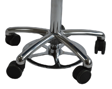 Bediening hoogte instelling: Voetbediening gaslift V