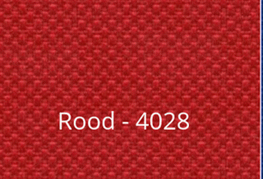 Kleur zitting: Fel Rood 4028